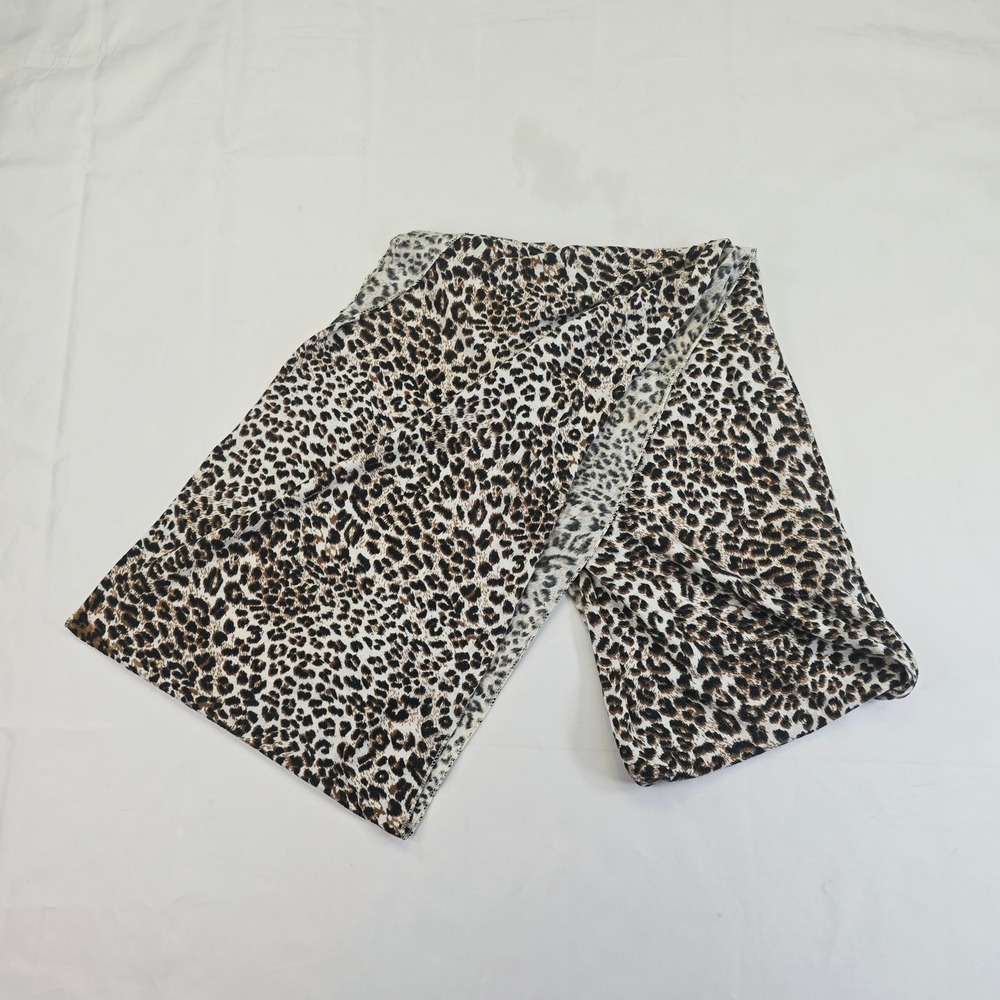 Unbranded Women Leopard Print Infinity Scarf OS Brown Black Animal Print Scarf